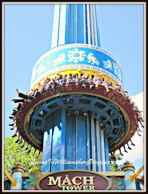 Living In Williamsburg, Virginia: Mach Tower, Busch Gardens ...