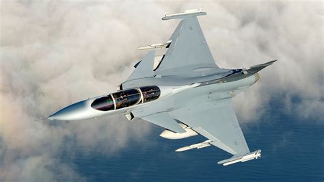 Saab JAS 39 Gripen Inflight Ocean Aircraft Wallpaper 4022 | Aircraft ...