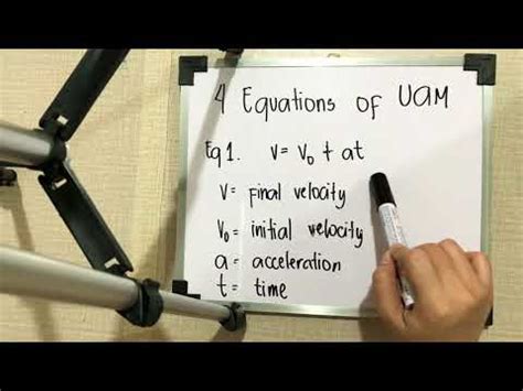 UAM Equation 1 Sample Problem - YouTube