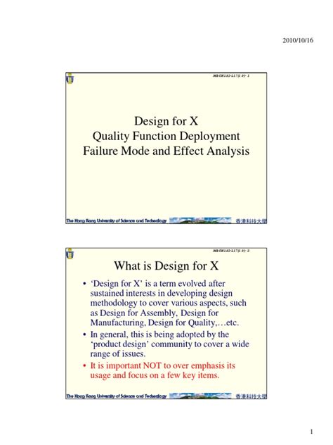 Design For X | PDF | Production And Manufacturing | Industries