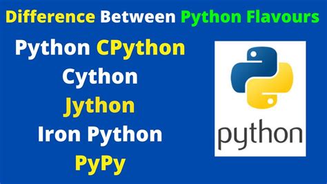 Differences Python CPython Cython Jython IronPython PyPy - YouTube