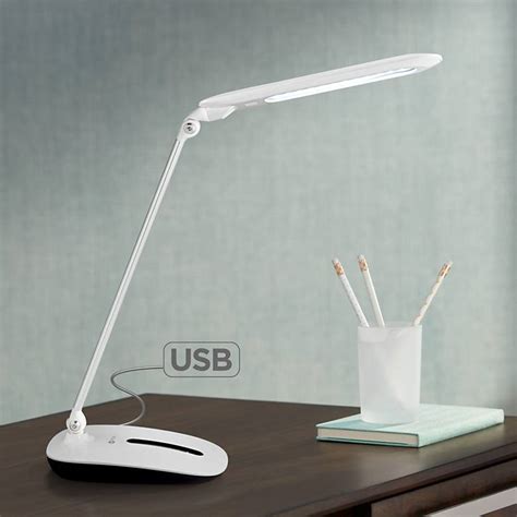 OTT-LITE Milo LED Desk Lamp w/ Sliding Dimmer and USB Port - #33H17 ...