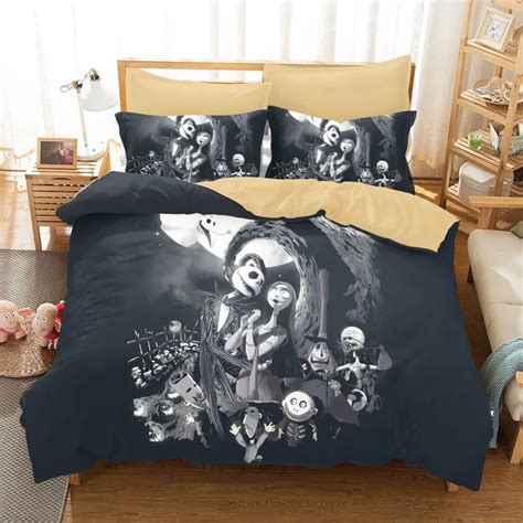 Aliexpress.com : Buy 3D Black and White Bedding Set Nightmare Before ...