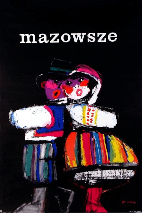 Mazowsze, Folk Dance, Polish Poster