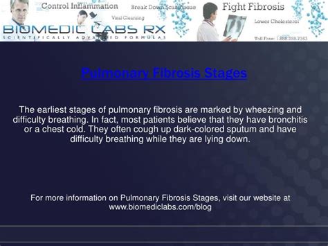 Stages of Pulmonary Fibrosis