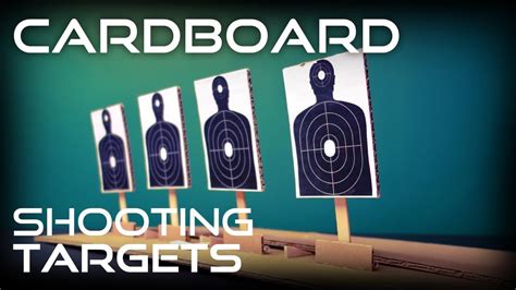 Shooting Targets from Cardboard | Shooting targets, Cardboard, Target