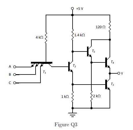 Ttl nor gate with totem pole output - replasem