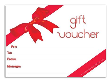 6 Free Gift Voucher Templates in Excel and PDF Formats