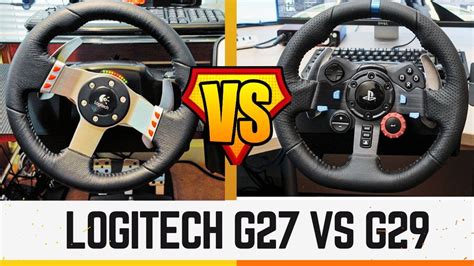 Logitech G27 vs G29 Gaming Steering Wheel (Who is Winner) - YouTube