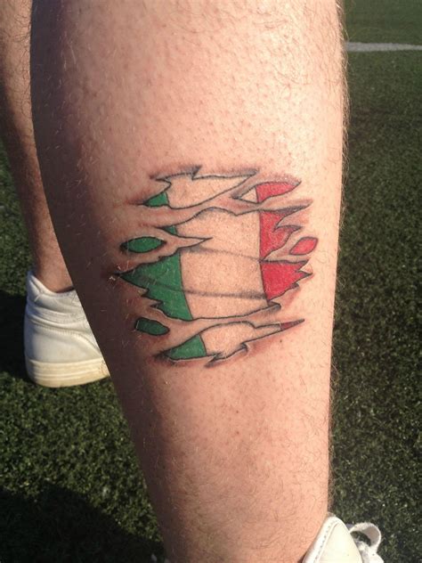 Italian Flag - Done by Rob Ferguson at Buddha's in Erie Pennsylvania ...