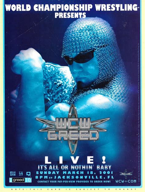 PPV REVIEW: WCW Greed 2001