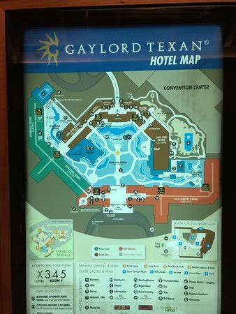 Gaylord Texan Resort Map