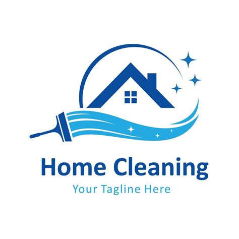 house cleaning logo 7955109 Vector Art at Vecteezy