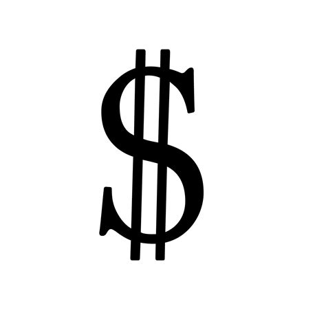 Dollar sign PNG transparent image download, size: 1500x1500px