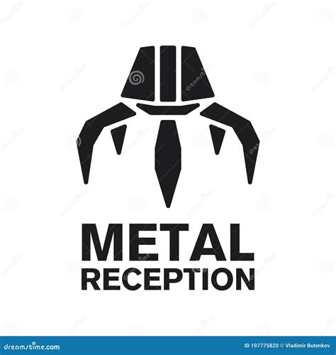 Vector Logo Reception And Utilization Scrap Metal Royalty-Free Stock ...