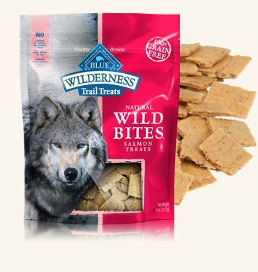 This is BLUE Wilderness Trail Treats Salmon Wild Bites. Ingredients ...