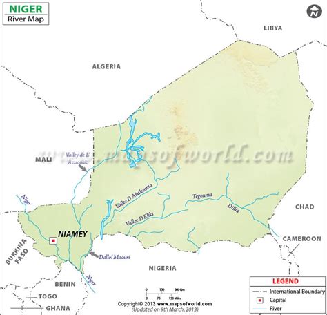 Niger River Map