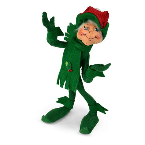 9in Traditional Green Elf - Annalee Dolls