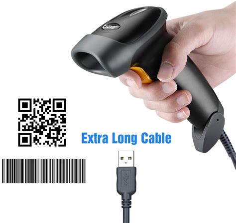 Eyoyo EY-H2 Handheld USB 2D Barcode Scanner QR PDF417 Data Matrix 1D ...