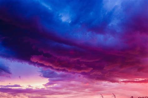 HD wallpaper: clouds, color, colour, cottoncandy, pink, coral, purple ...