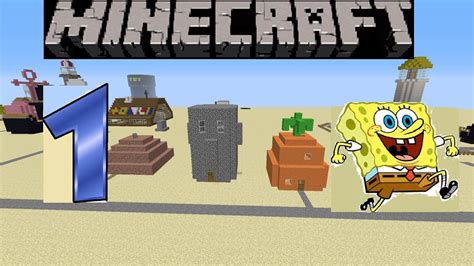 SpongeBob in Minecraft: Bikini Bottom Build Showcase Update #1 - YouTube