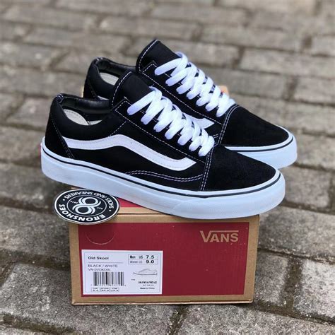 Vans Old Skool Black White Unisex | Shopee Philippines