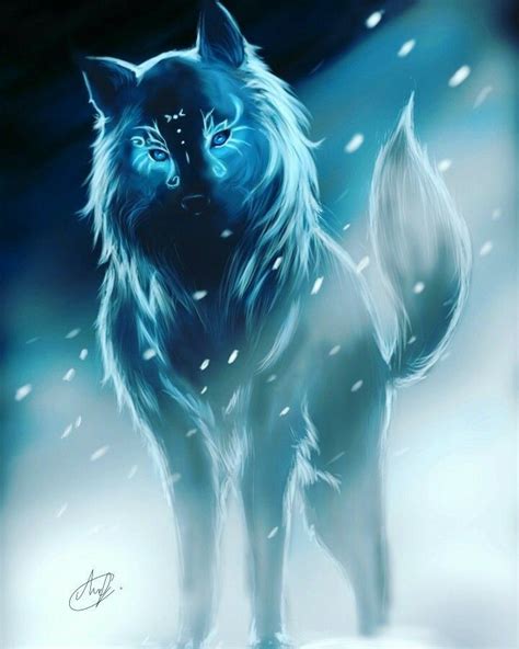 Pin by David Falcon on Belezas | Fantasy creatures art, Wolf spirit ...