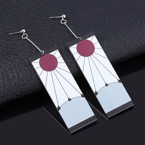 These Tanjiro Hanafuda Earrings from popular Japanese Anime Demon ...