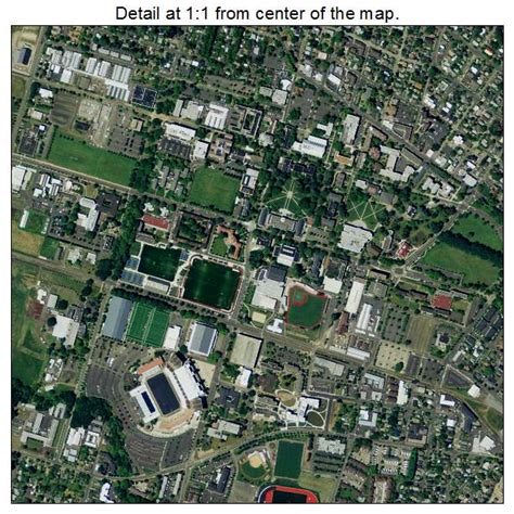 Aerial Photography Map of Corvallis, OR Oregon