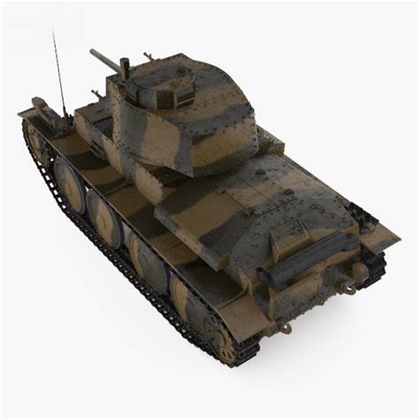 38 T Panzer 3D Model - TurboSquid 1514760