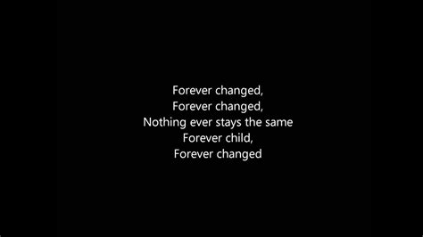 Forever Changed - Carrie Underwood (lyrics) - YouTube