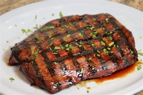 Teriyaki Marinated Flank Steak - Kevin Is Cooking