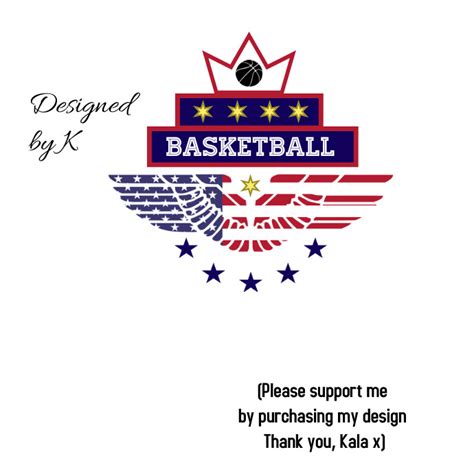 Copy of Basketball USA Team Club Logo | PosterMyWall