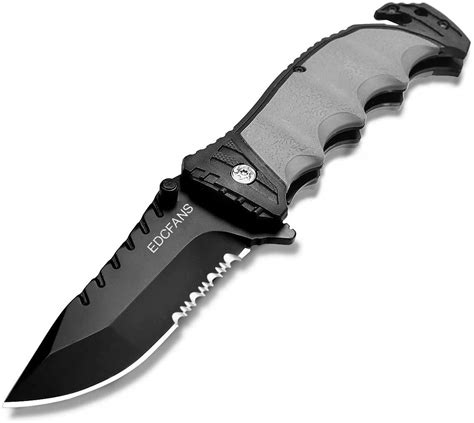 Buy edcfans Tactical Folding Pocket Knife: Glass Breaker, Seatbelt ...