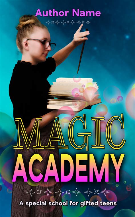 Magic Academy premade book cover - Suzy Turner