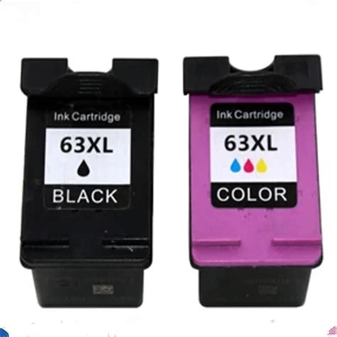 hisaint For HP63 63XL Priter Ink Cartridge For HP Officejet 4650 Ink ...