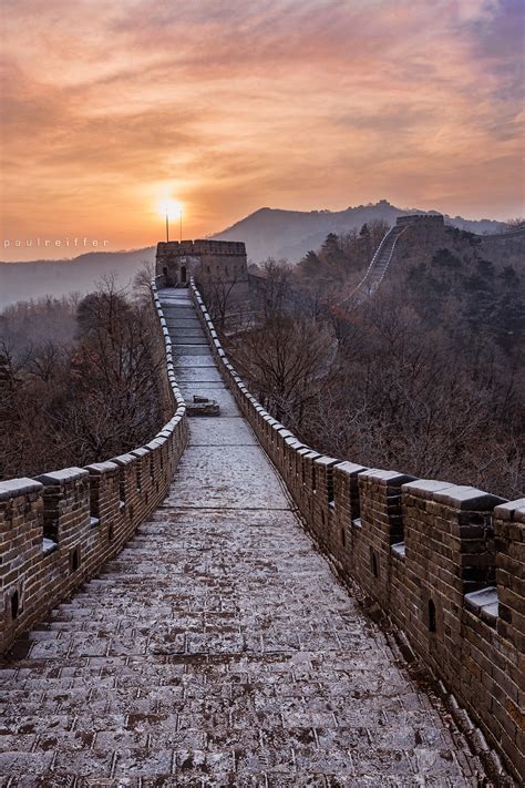 Beijing Mutianyu Great Wall China Sunrise Paul Reiffer Photographer ...