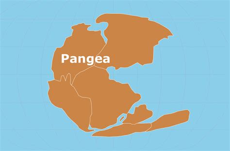 Map Of Pangaea Earth Continents