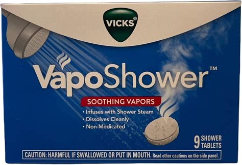 Vicks VapoShower Shower Tablet Shower Bomb Aromatherapy Vapors ...