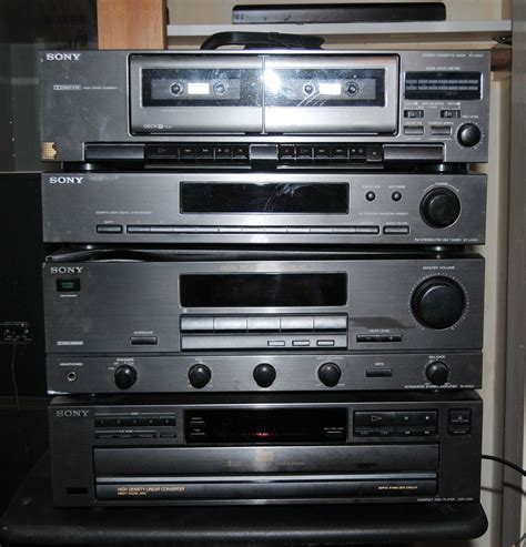 Sony Component Stereo System Includes CD Player, Turntable, Speakers ...