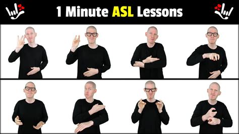 ASL | 1 Minute ASL Lessons | Statements, Questions, Conversations ...