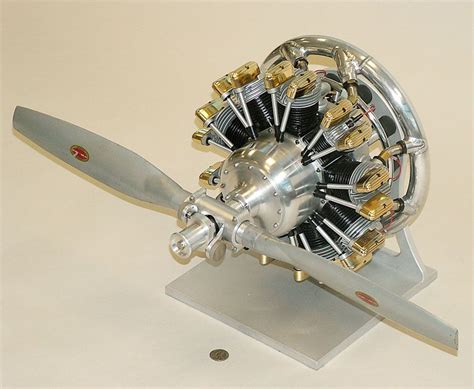 JT 1800 9-Cylinder Radial Model Airplane Engine, designed and built by ...