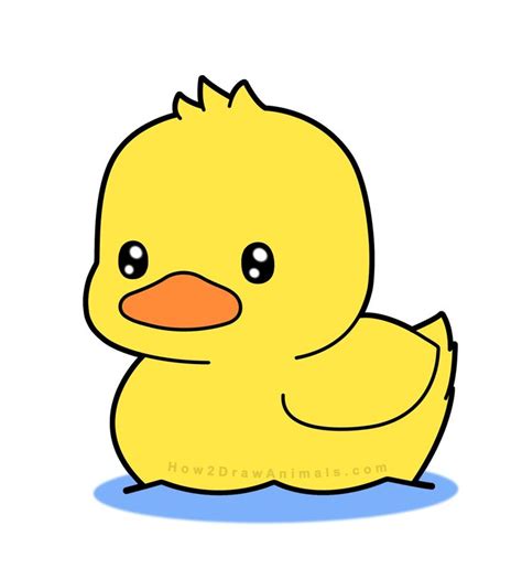 How to draw a duckling #howtodraw #illustration #babyanimals #duck # ...