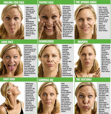 face yoga!! now even your face can be "in shape". | Face yoga, Face ...