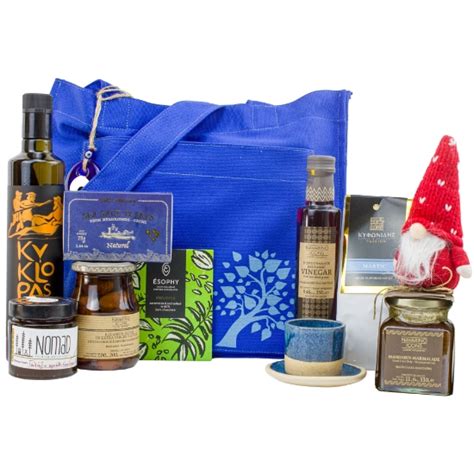 Luxury Greek Food and Tote Bag Gift Set - Authentic Greek Delicacies in ...