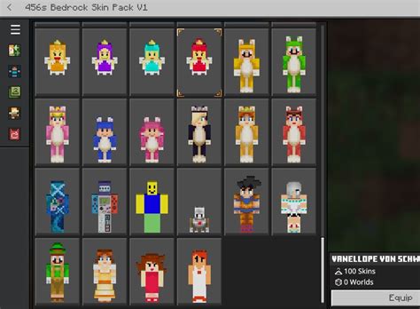 45625w's Bedrock Skin Pack V1.2 1.20.2/1.20.1/1.20/1.19.2/1.19.1/1.19/1 ...