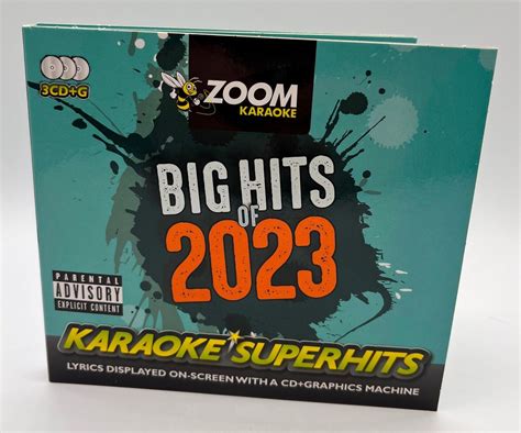 Zoom Karaoke - BIG HITS OF 2023 - Triple CD+G Karaoke Disc Pack - 69 ...