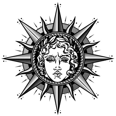 "Apollo Sun God Symbol" by Nartissima | Redbubble