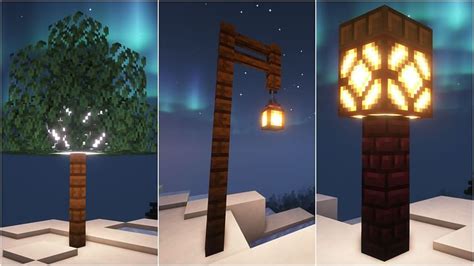 5 best lamp post ideas for Minecraft beginners