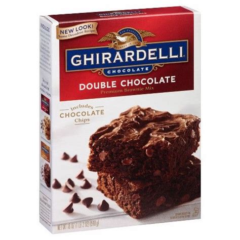 Ghirardelli Double Chocolate Brownie Mix - 18oz | Brownie mix ...